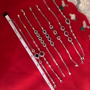 Stamped 925 sterling silver bracelets